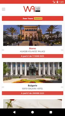 Visas et Voyages - Algérie android App screenshot 1